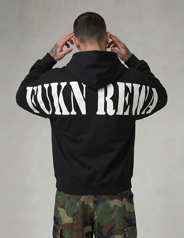 Pro Club FUKN REWA Heavyweight Pullover Hoodie (13oz) - Black