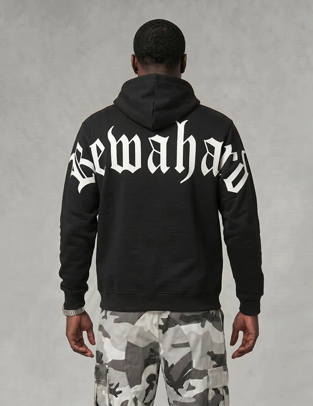 Pro Club REWAHARD Heavyweight Pullover Hoodie (13oz) - Black - Image 2
