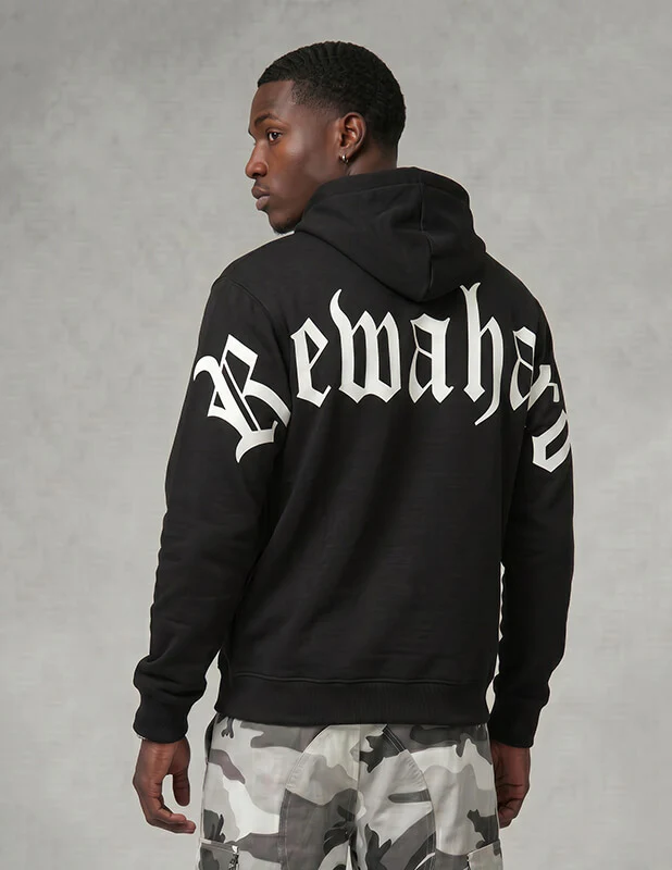 Pro Club REWAHARD Heavyweight Pullover Hoodie (13oz) - Black - Image 3