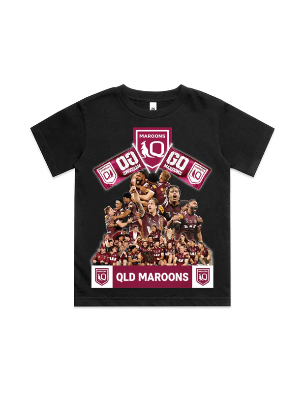 Rewahard Kids Graphic Tee - QLD Maroons