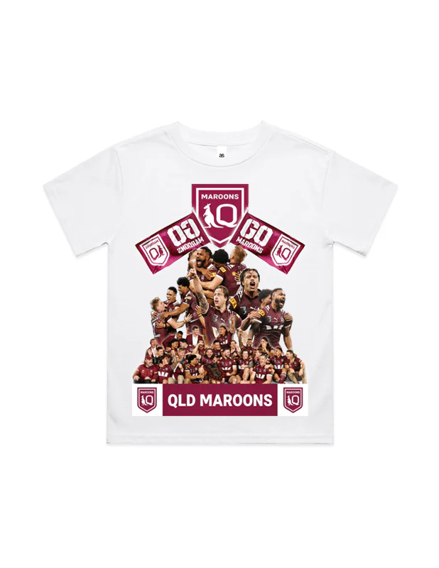 Rewahard Kids Graphic Tee - QLD Maroons - Image 2