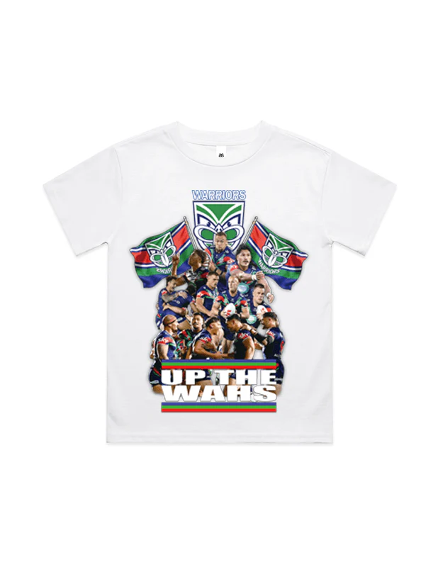 Rewahard Kids Graphic Tee - Warriors NRL Team - Image 2