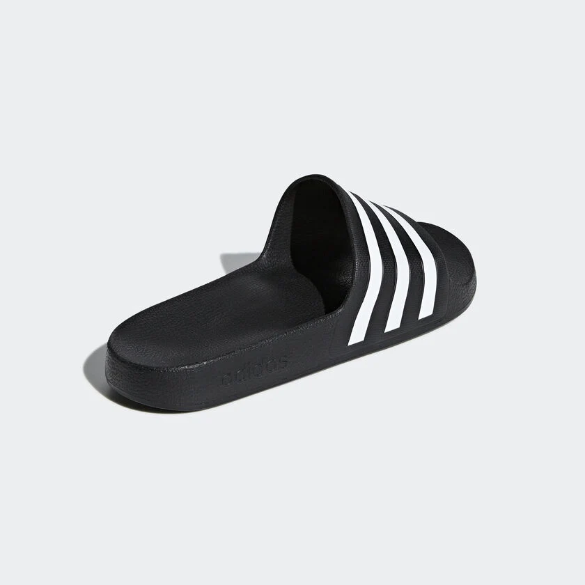ADIDAS ADILETTE AQUA SLIDES - BLACK/WHITE - Image 5