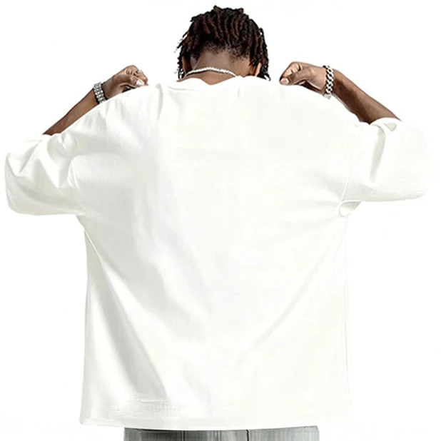 Custom Print Back Tail - Pro Club Heavyweight Short Sleeve Tee - Image 3