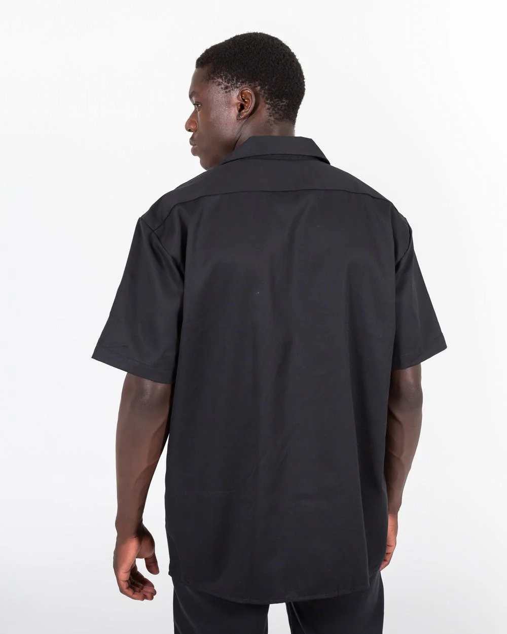 DICKIES –1574 SHORT SLEEVE WORK SHIRT - BLACK - Image 4