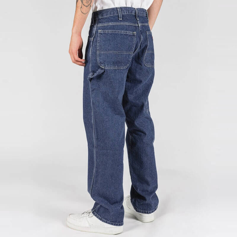 DICKIES - 1993 RELAXED FIT CARPENTER DENIM JEAN - Rinsed Indigo - Image 3