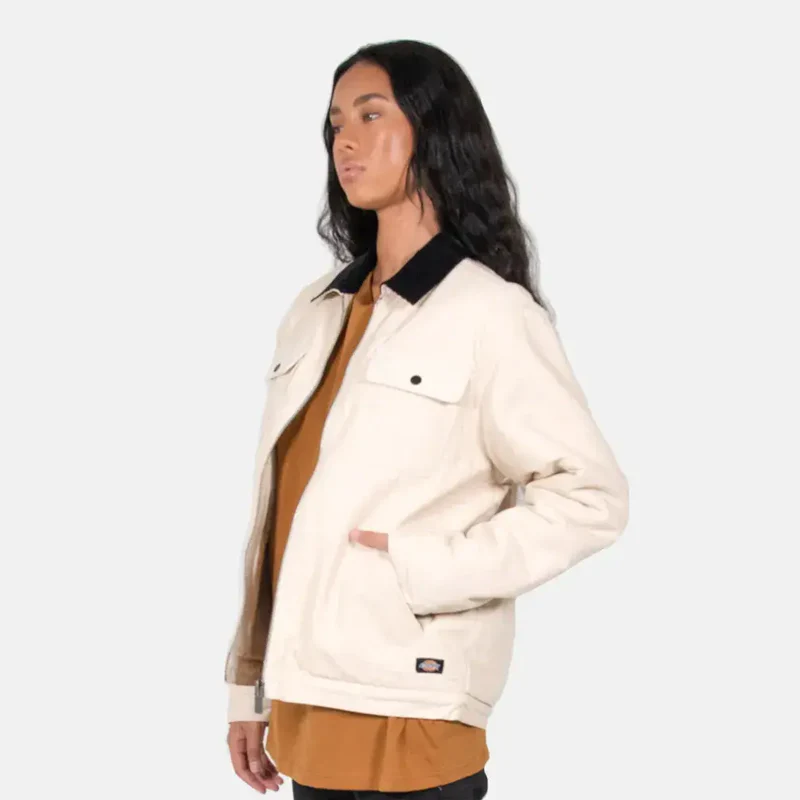 DICKIES ALTON II GARAGE JACKET - BONE - Image 2
