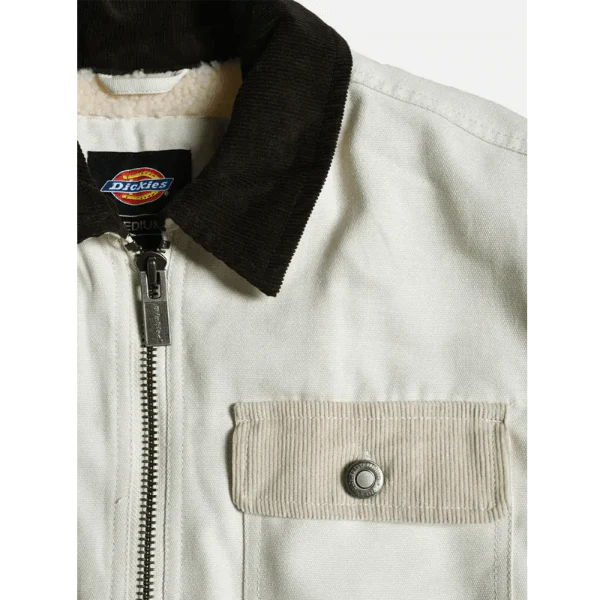 DICKIES ALTON II GARAGE JACKET - BONE - Image 3