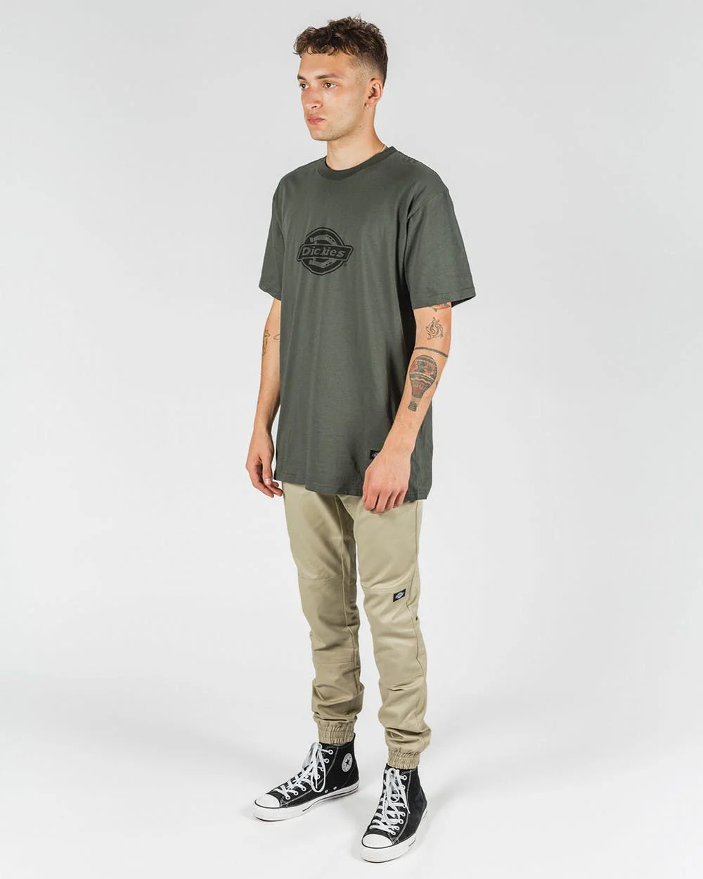 DICKIES - CP918 SLIM TAPERED & CUFFED PANT - Khaki - Image 5