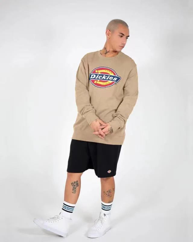 DICKIES H.S CLASSIC CREW NECK SWEATER K1210301 - KHAKI - Image 2