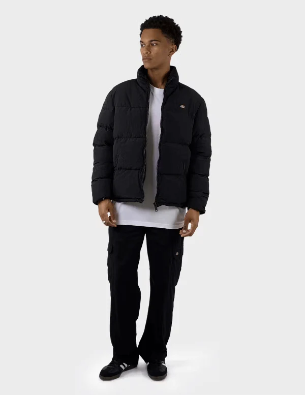 Dickies - Haskell Puffer Jacket - Black - Image 4