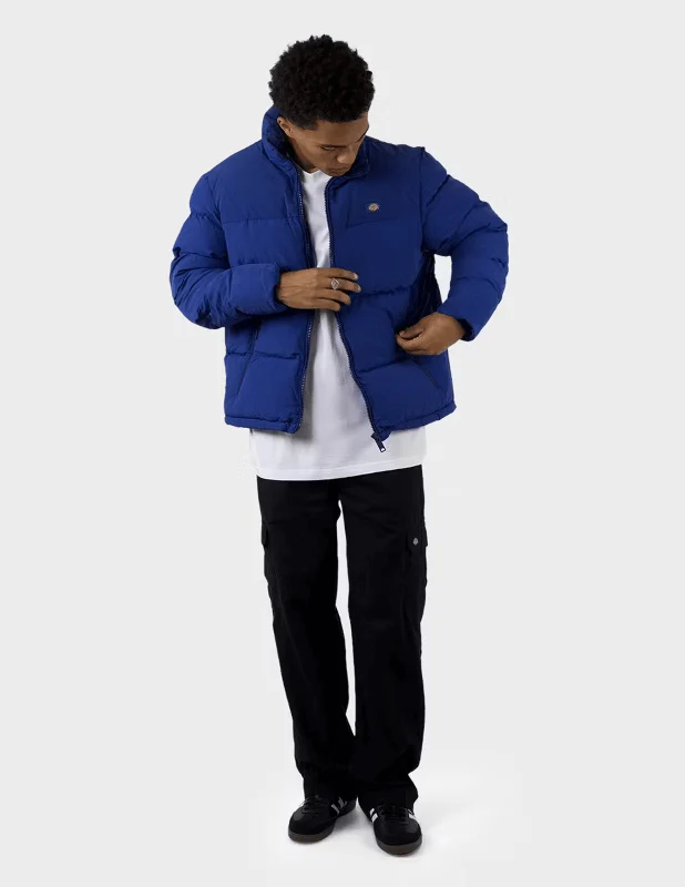 Dickies - Haskell Puffer Jacket - Royal Blue - Image 4