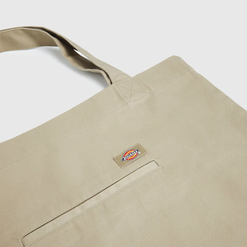 DICKIES - Original Sized 874 Oversized Tote Bag- Khaki - Image 5