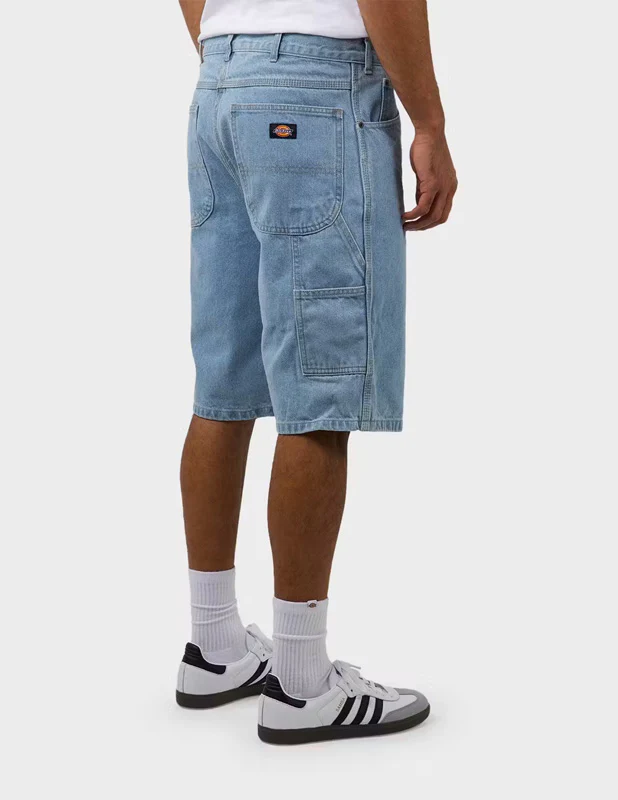 DICKIES - SDX200 11'' Relaxed Fit Denim Carpenter Short - Light Indigo - Image 5