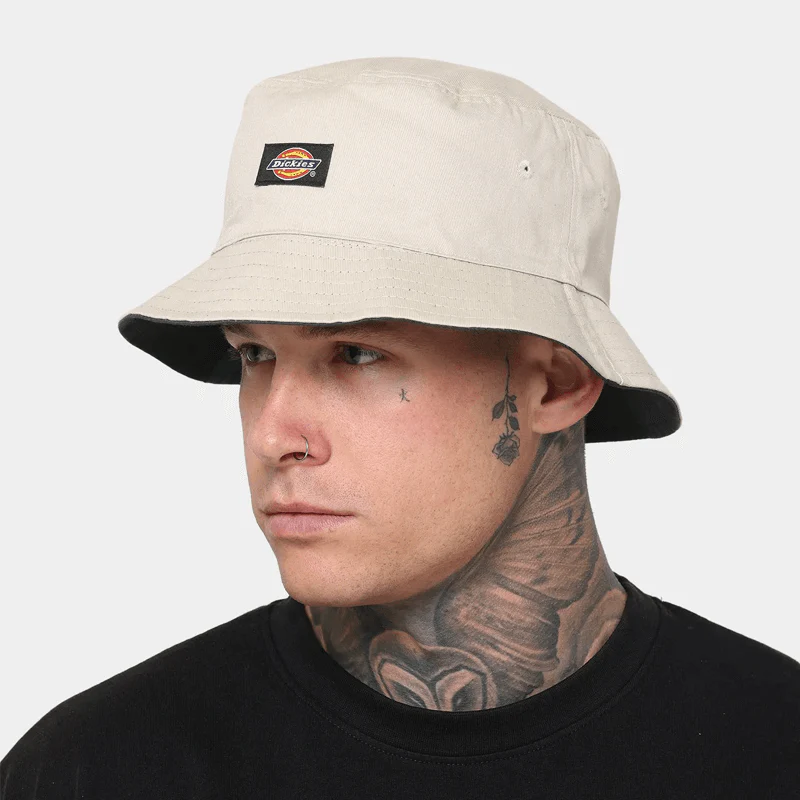 Dickies - Stamford Reversible Bucket Hat - Green/Light Khaki - Image 5