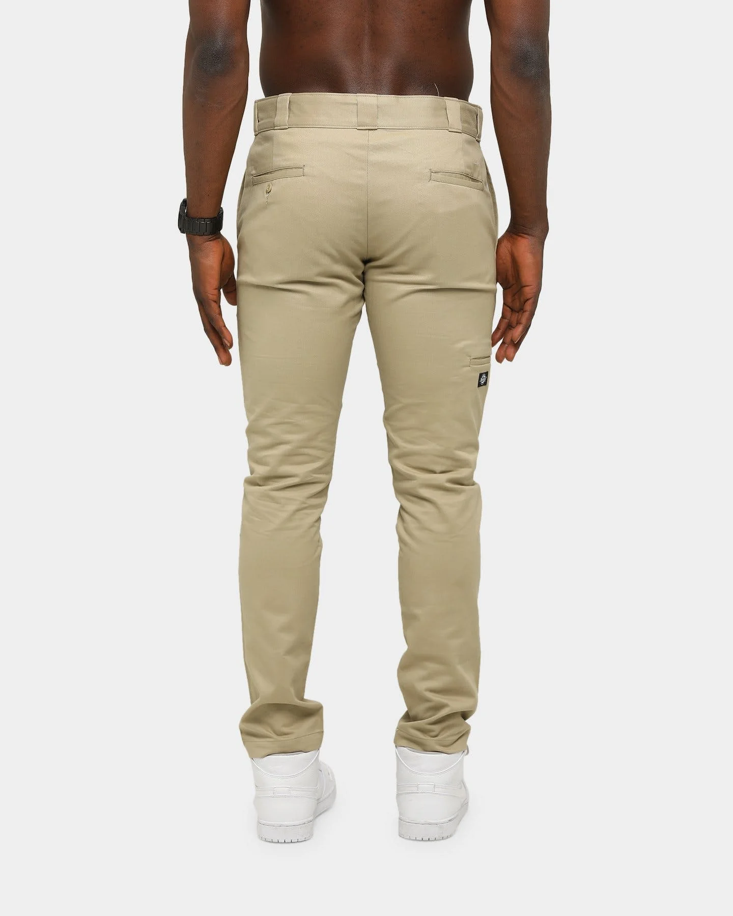 DICKIES - WP811 Skinny Straight Fit Double Knee Work Pant- Khaki - Image 6