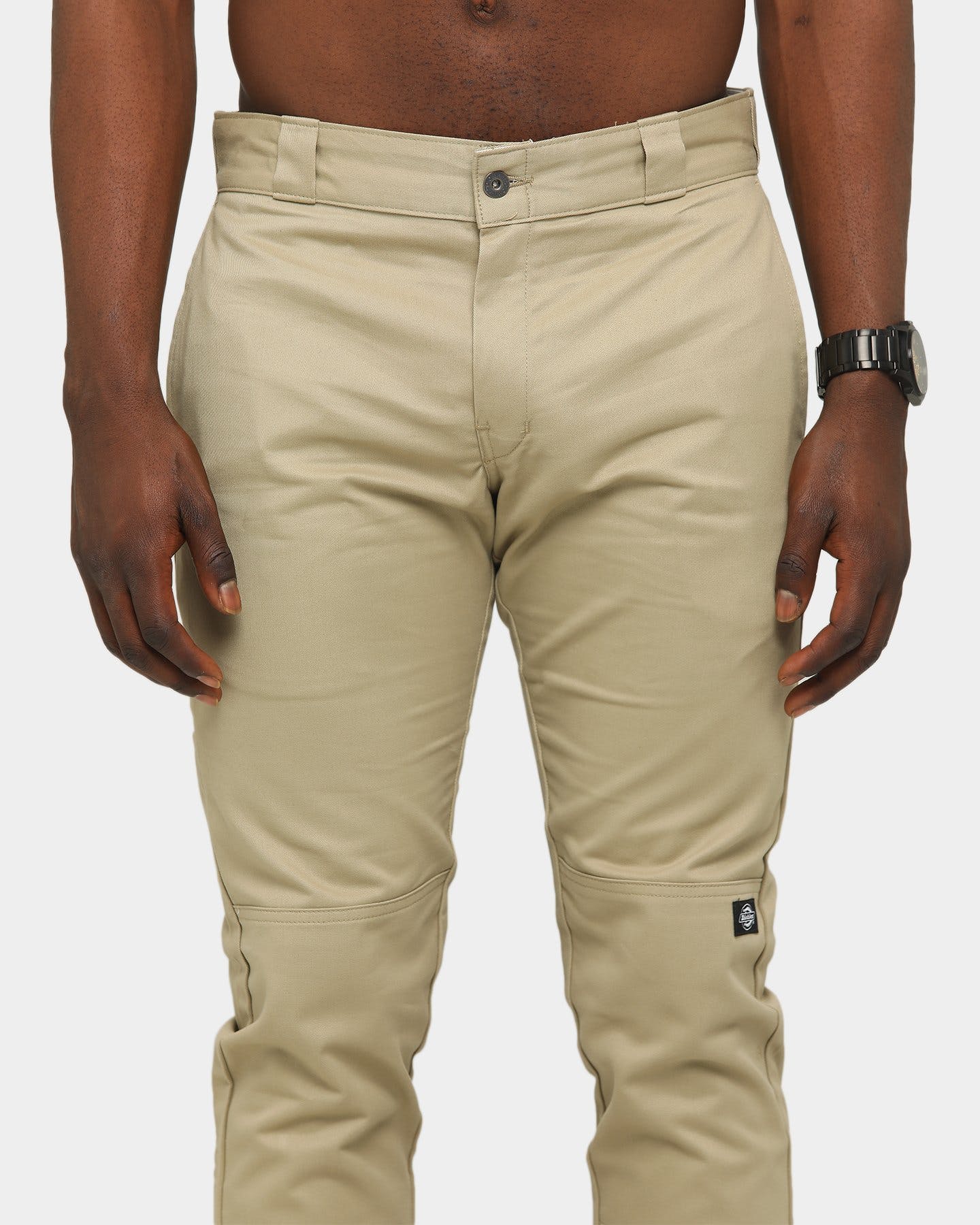 DICKIES - WP811 Skinny Straight Fit Double Knee Work Pant- Khaki - Image 7