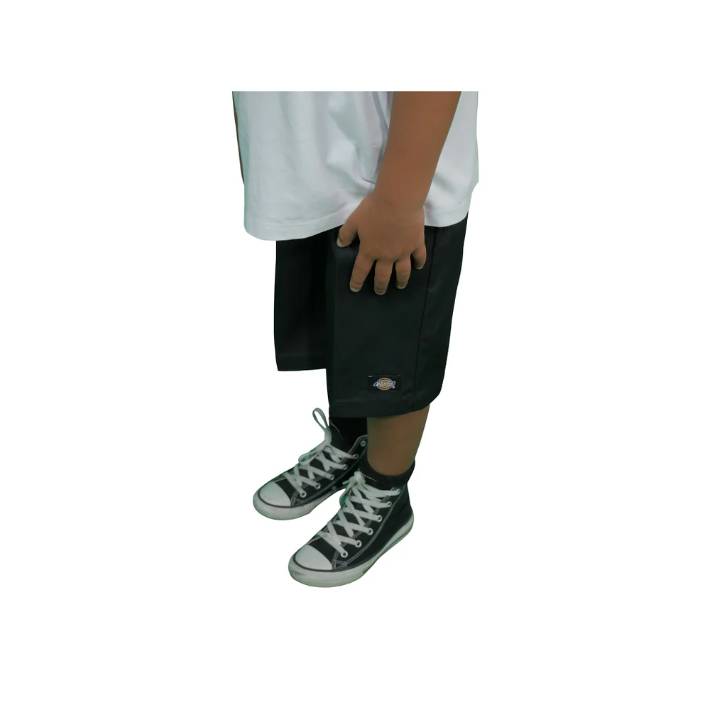 DICKIES - YOUTH 38224 BOYS` ORIGINAL FIT RELAXED SHORTS - BLACK - Image 4