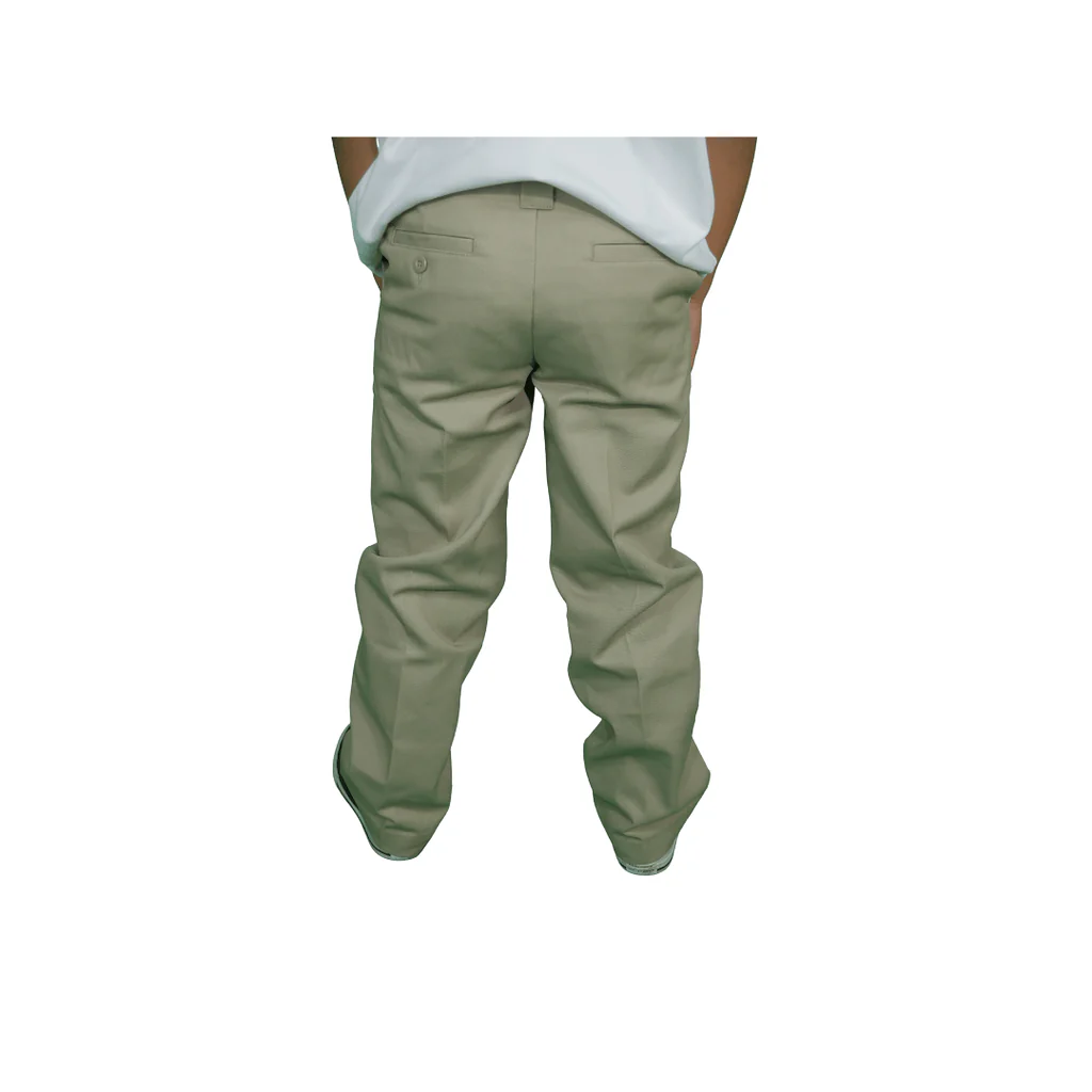 DICKIES - YOUTH 478 BOYS` ORIGINAL FIT RELAXED PANTS - KHAKI - Image 4