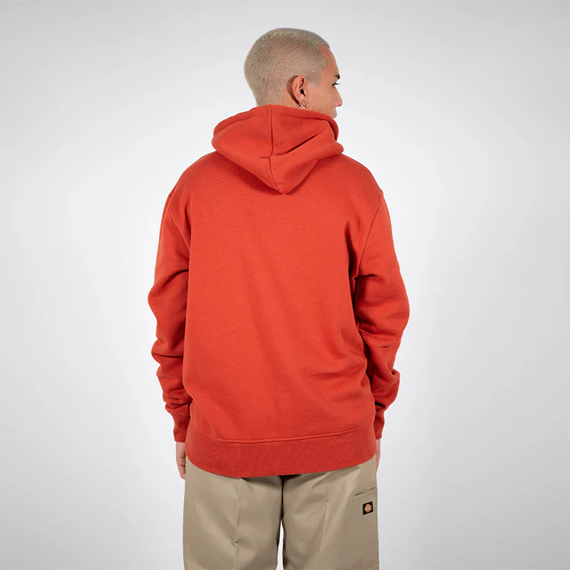 DICKIES2021 – H.S CLASSIC POP OVER HOODY – RUST - Image 3