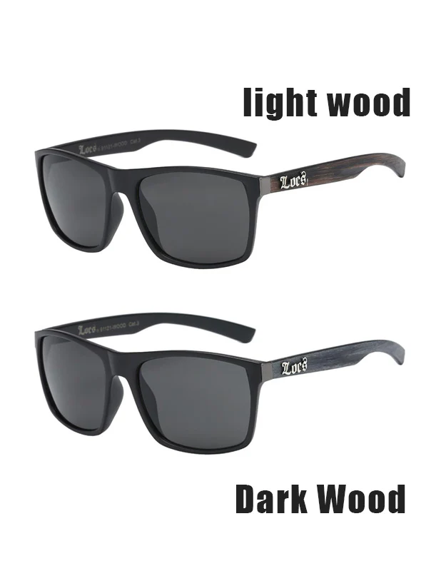 LOCS SUNGLASSES - 8LOC91121-WOOD - Image 4