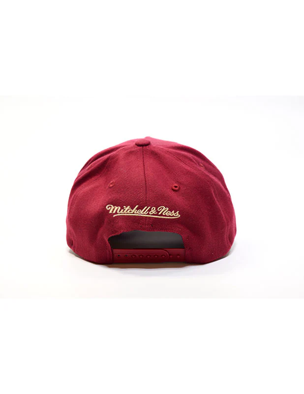 Mitchell & Ness - Miami Heat Lay Up Classic Snapback Maroon - Image 4