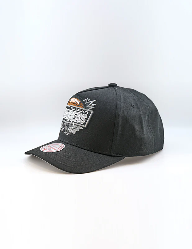 MITCHELL & NESS Snapback Pigskin Session Pro Pinch Raiders Black - Image 2
