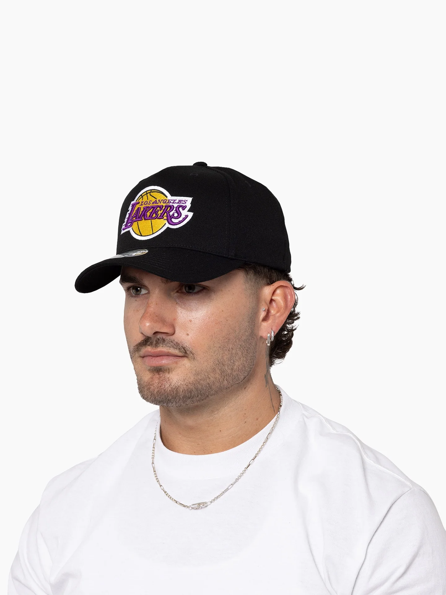 MITCHELL & NESS Snapback Team Logo Lakers - Black