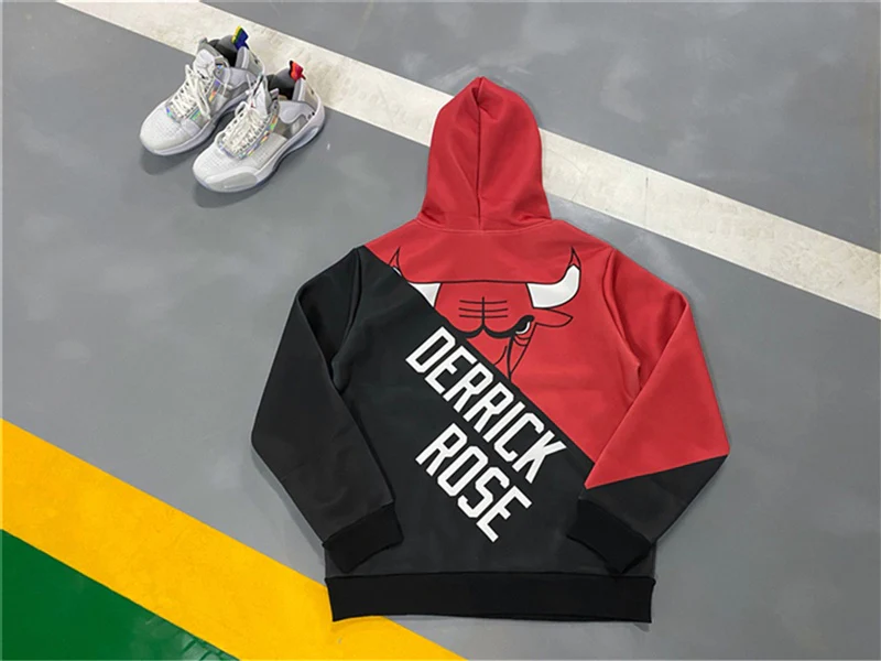 NBA Bulls WaterProof Super Heavy Pullover Hoodie - Image 2