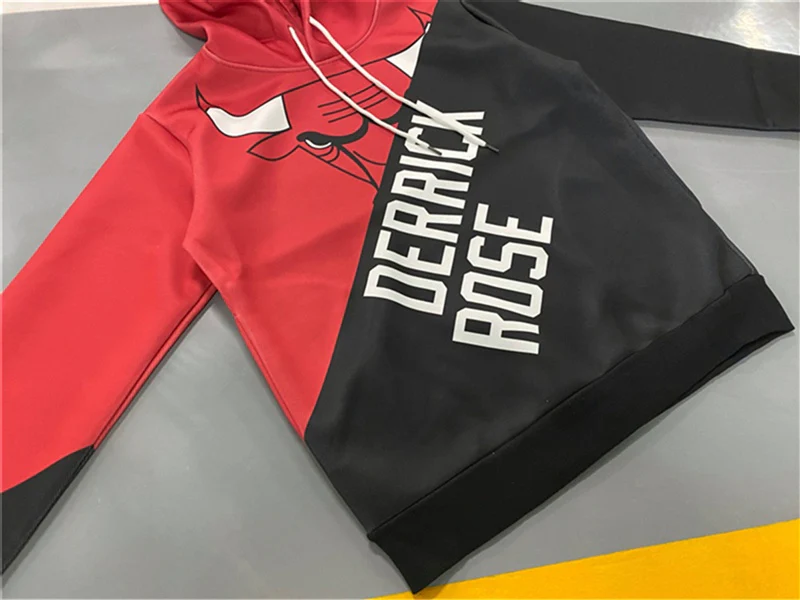 NBA Bulls WaterProof Super Heavy Pullover Hoodie - Image 4