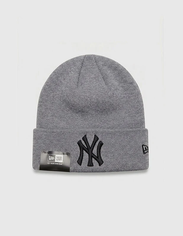 New Era - New York Yankees Knit Beanie - CHARCOAL - Image 2