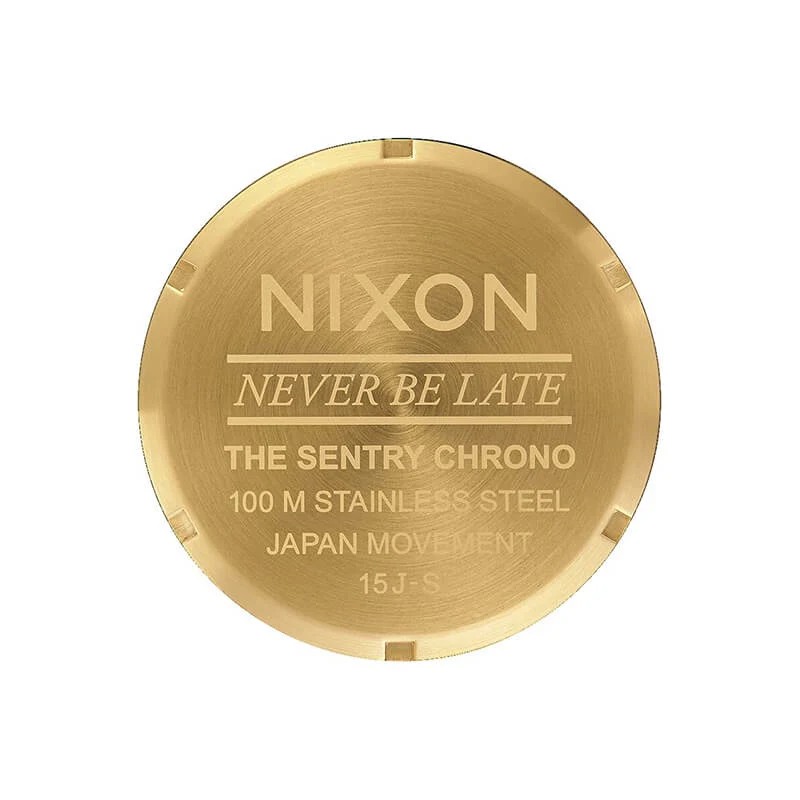NIXON - 42 mm The Sentry Chrono - Gold/Black - Image 4