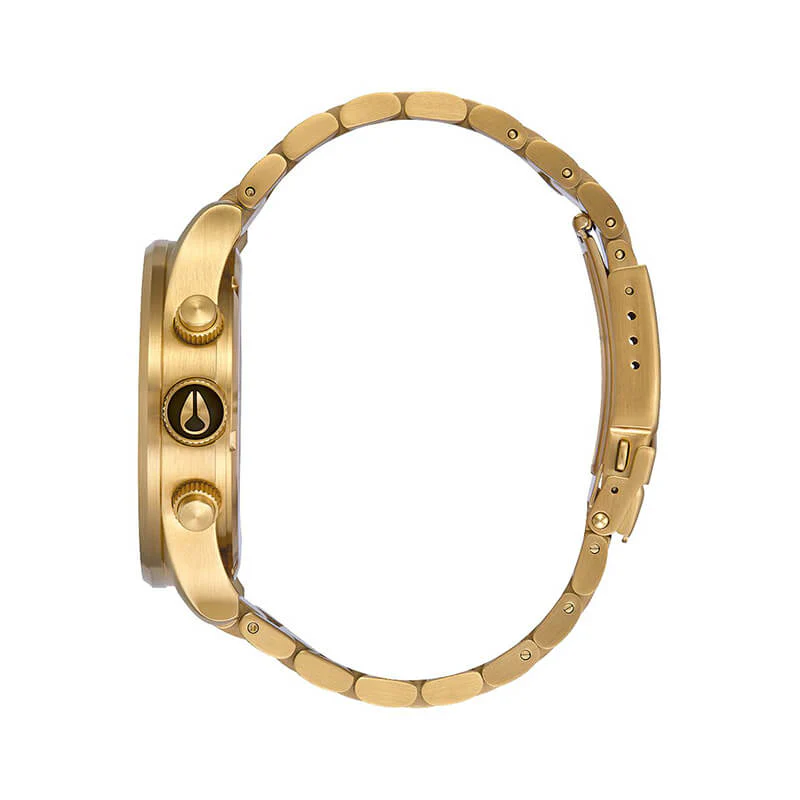 NIXON - 42 mm The Sentry Chrono - Gold/Black - Image 7