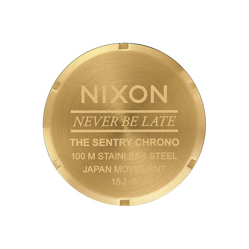 NIXON - 42 mm The Sentry Chrono - Gold/Black - Image 9