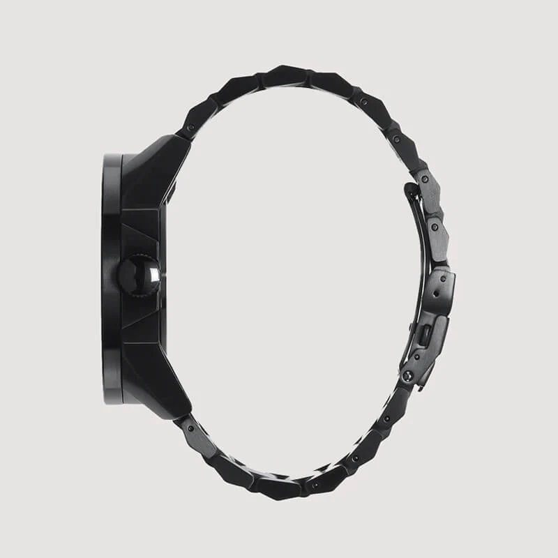 NIXON - 48mm Corporal Stainless Steel Watch - Polished Black - Image 3