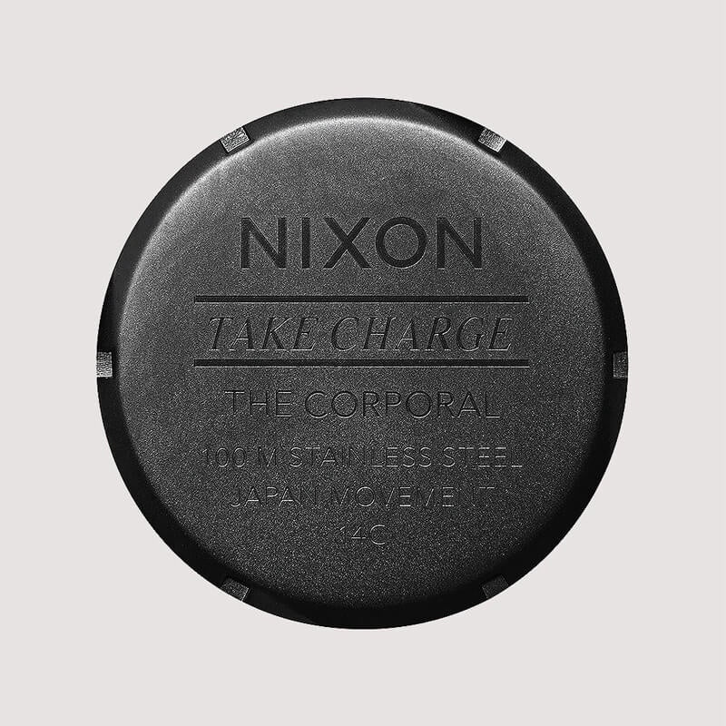 NIXON - 48mm Corporal Stainless Steel Watch - Polished Black - Image 4