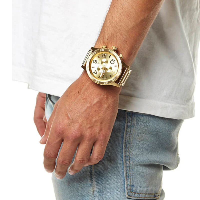 NIXON - 51mm-30 Chrono Watch - Gold - Image 3