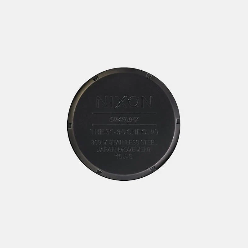 NIXON - 51mm -30 Chrono Watch - Matte Black/Gold - Image 10