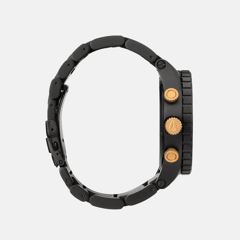NIXON - 51mm -30 Chrono Watch - Matte Black/Gold - Image 8