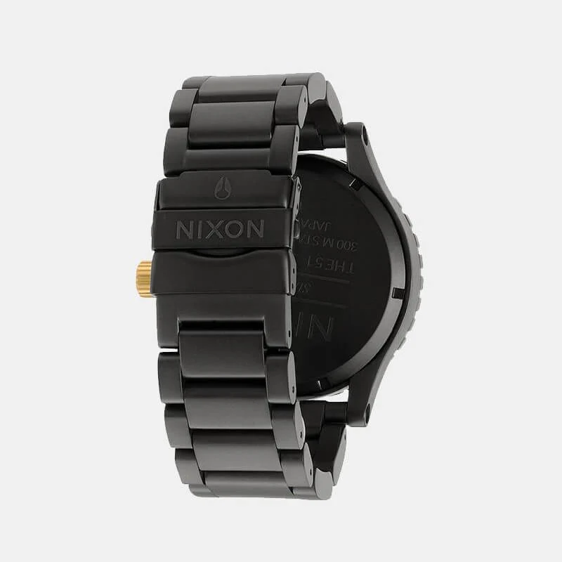 NIXON - 51mm -30 Chrono Watch - Matte Black/Gold - Image 9