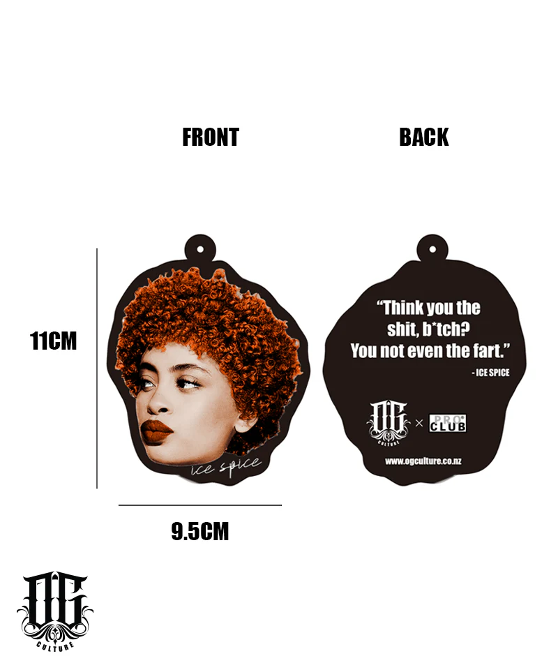 OG Culture Air Freshener Card - Ice Spice (Sakura) - Image 2