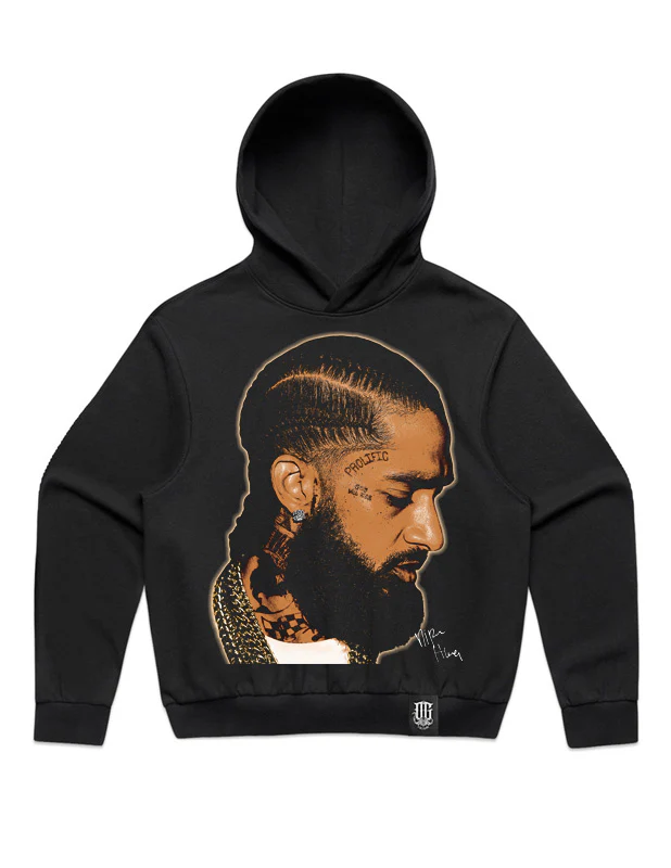 OG Culture Box Hoodie - Nipsey Hussle Portrait - Image 2