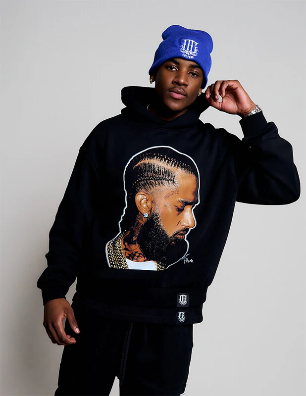 OG Culture Box Hoodie - Nipsey Hussle Portrait - Image 3