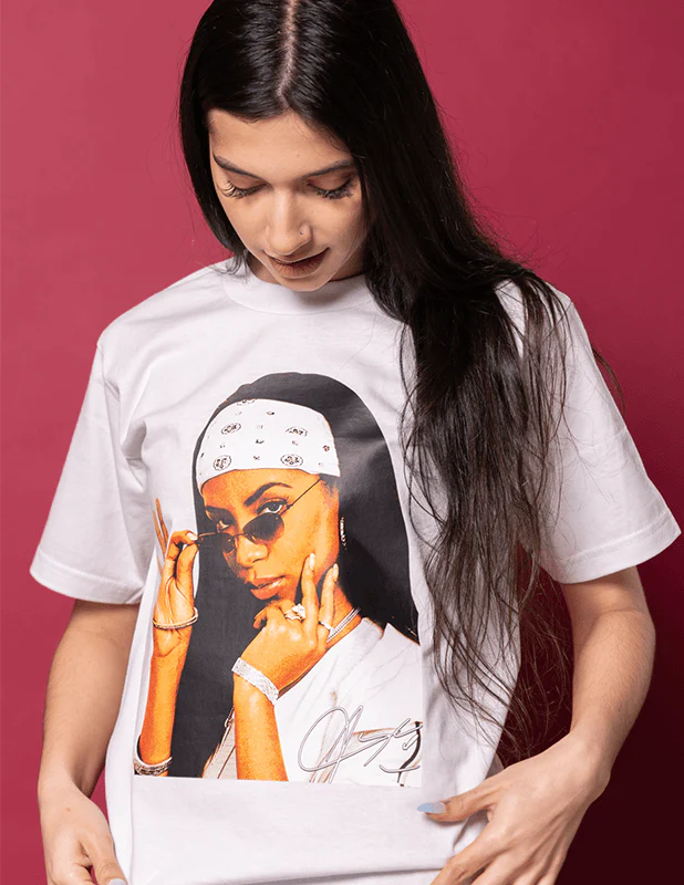 OG Culture X Pro Club Heavyweight Tee - Aalyah Portrait - Image 5