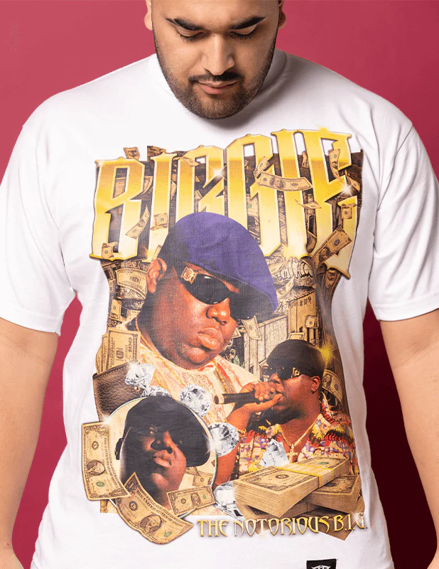 OG Culture X Pro Club Heavyweight Tee - Biggie $$$ - Image 5
