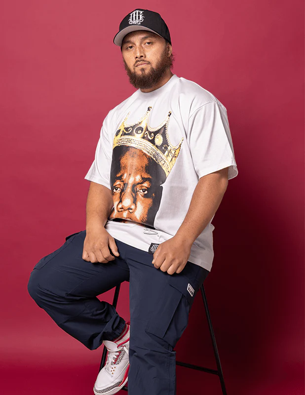 OG Culture X Pro Club Heavyweight Tee - Biggie Portrait - Image 4