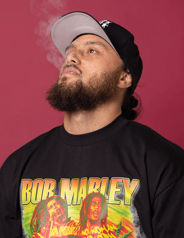 OG Culture X Pro Club Heavyweight Tee - Bob Marley Pantone - Image 4