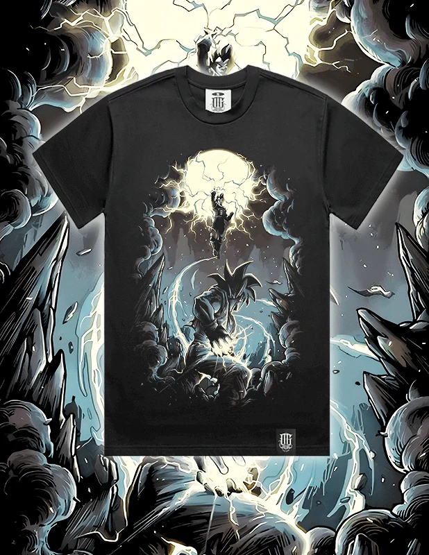 OG Culture X Pro Club Heavyweight Tee - Dragon Ball Goku VS Vegata - Image 2