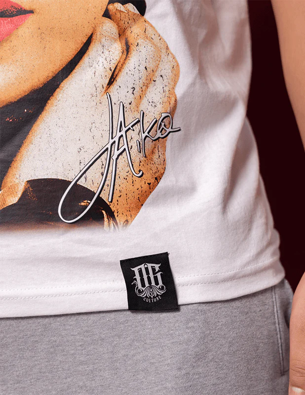 OG Culture X Pro Club Heavyweight Tee - Jhene Aiko Portrait - Image 3