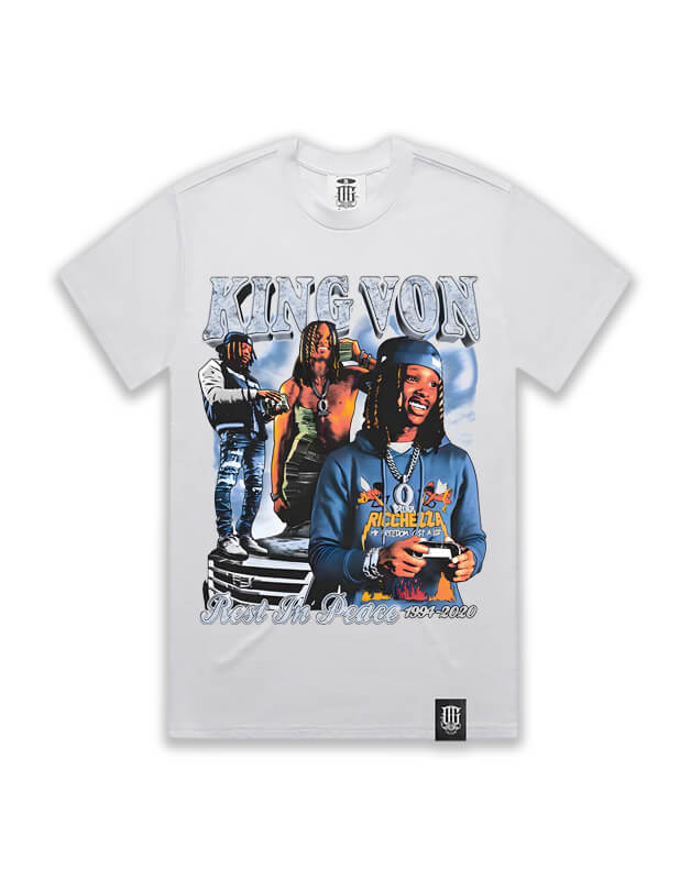 OG Culture X Pro Club Heavyweight Tee - King Von Comic - Image 2